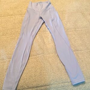 Light Blue / periwinkle Lululemon High-Waisted Leggings